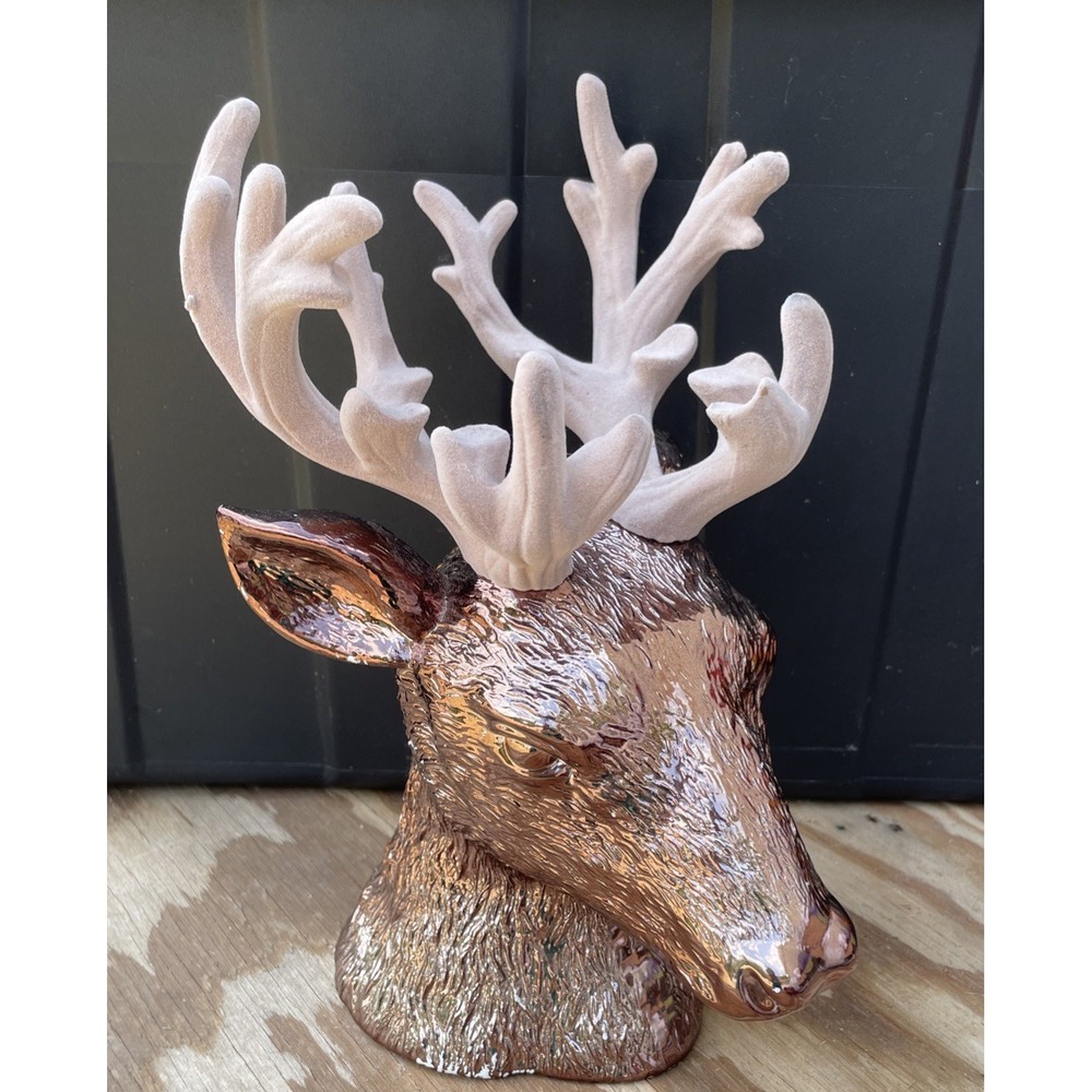 Bath & Body Works Stag Deer Head 3-Wick Candle Pedestal Holder